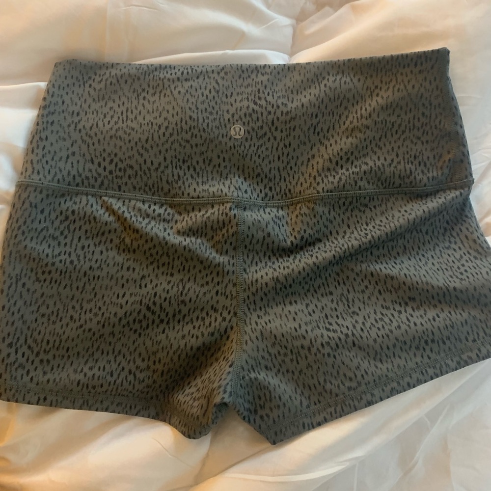 Grey lululemon shorts
